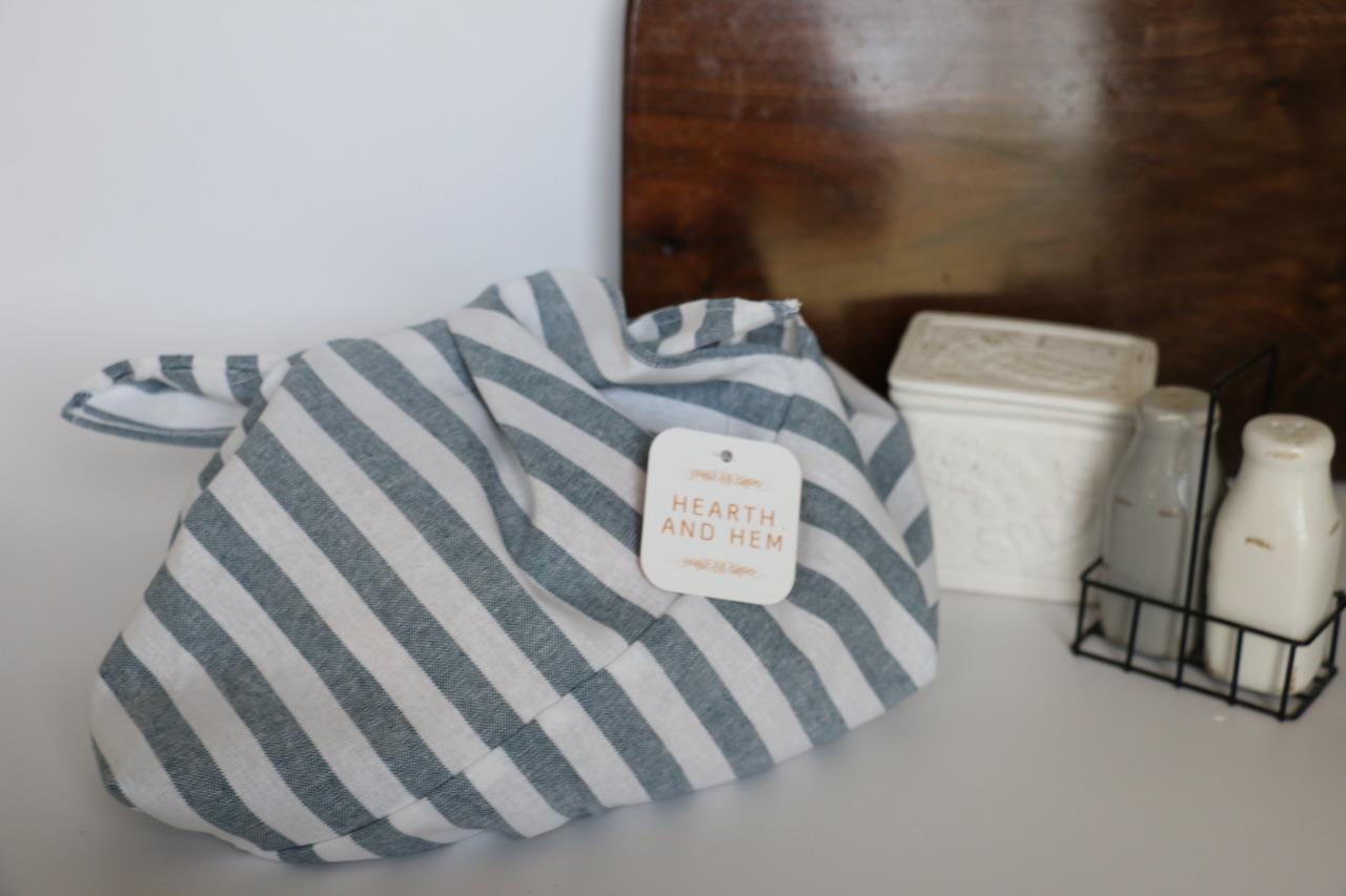 Handmade Sourdough Bread Bag: Keep Your Loaves Fresh in Style! | French Blue Stripe