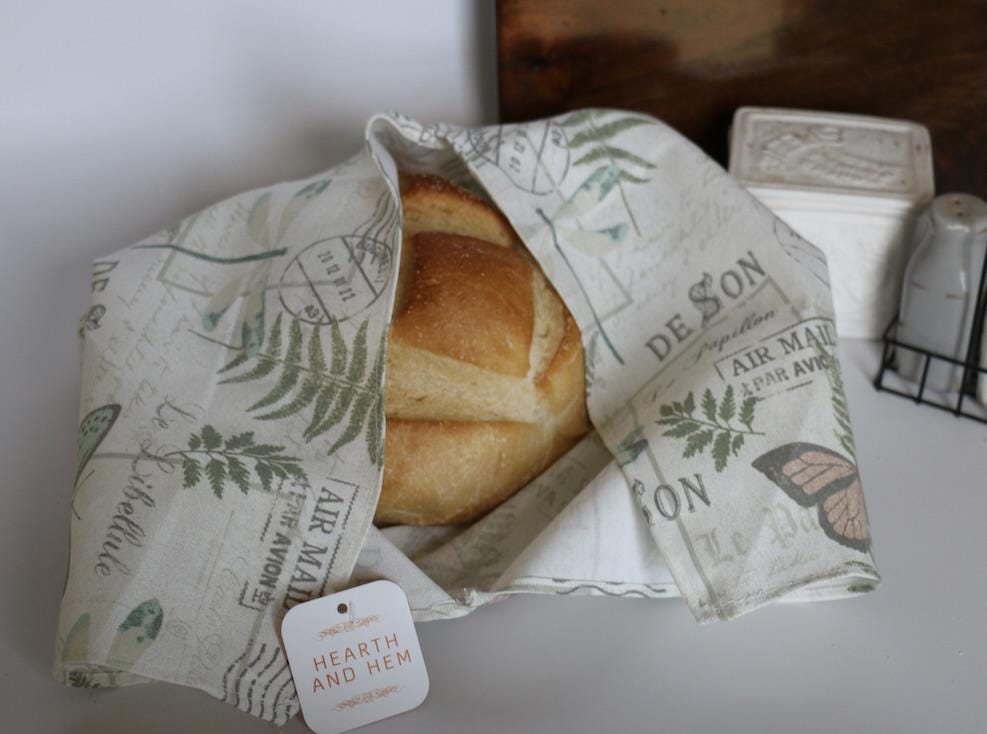 Handmade Sourdough Bread Bag: Keep Your Loaves Fresh in Style! | French Botanical