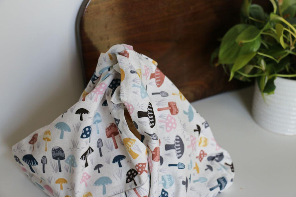Handmade Sourdough Bread Bag: Keep Your Loaves Fresh in Style! | Mushroom
