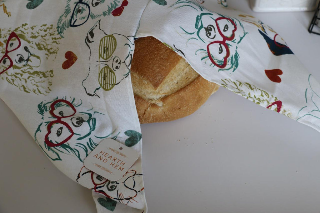 Handmade Sourdough Bread Bag: Keep Your Loaves Fresh in Style! | Hipster Dogs